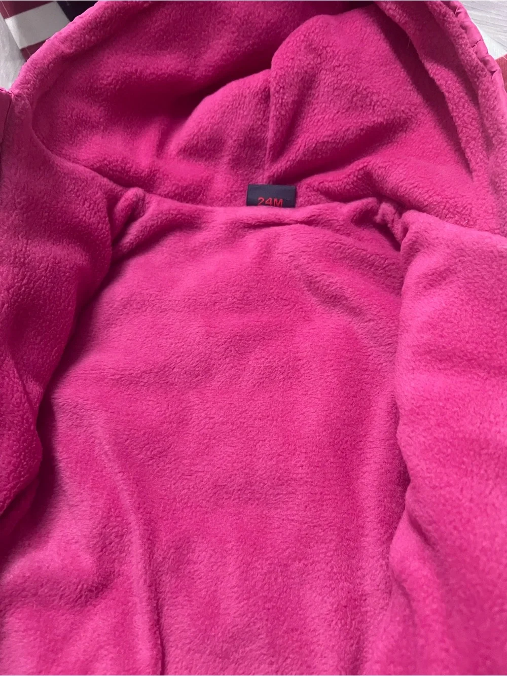 Sweet & Soft Paris Girls 24M Pink Puffer Snowsuit Elephant Hooded One Piece